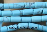 CTB805 15.5 inches 2*4mm tube turquoise beads wholesale