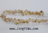 CTD1644 Top drilled 10*14mm - 10*18mm faceted nuggets citrine beads