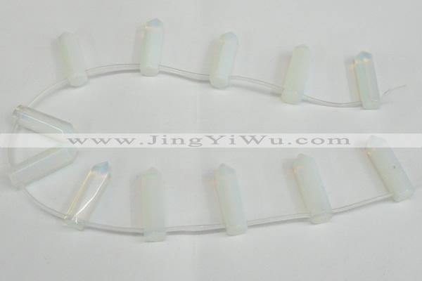 CTD1800 Top drilled 10*30mm - 10*32mm sticks opal beads wholesale