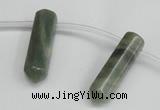 CTD1801 Top drilled 10*30mm - 10*32mm sticks seaweed quartz beads