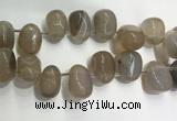 CTD2120 Top drilled 15*25mm - 18*25mm freeform agate beads