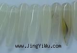 CTD2678 Top drilled 8*25mm - 10*50mm bullet agate beads wholesale