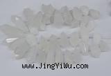 CTD2859 Top drilled 15*20mm - 22*50mm sticks quartz beads