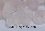 CTD3601 Top drilled 10*14mm - 13*18mm nuggets rose quartz beads