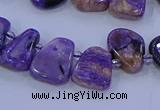 CTD3652 Top drilled 10*14mm - 15*20mm freeform charoite beads