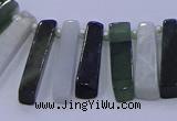 CTD3695 Top drilled 6*15mm - 8*35mm sticks jade beads wholesale