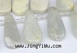CTD3714 Top drilled 10*20mm - 15*45mm freeform moonstone beads