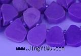 CTD3872 Top drilled 10*12mm - 14*16mm freeform kunzite beads