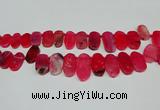 CTD4005 Top drilled 14*22mm - 22*42mm freeform agate gemstone beads