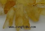 CTD417 Top drilled 10*20mm - 15*35mm nuggets citrine gemstone beads