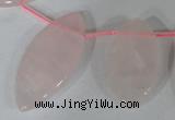 CTD47 Top drilled 12*23mm – 18*50mm marquise rose quartz beads