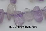 CTD478 Top drilled 10*15mm - 15*35mm freeform amethyst beads
