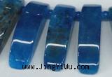 CTD600 Top drilled 10*30mm - 12*45mm wand agate gemstone beads