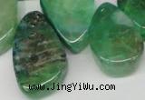 CTD688 Top drilled 18*25mm - 28*40mm freeform agate gemstone beads