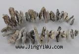 CTD795 Top drilled 15*20mm - 25*45mm freeform agate gemstone beads