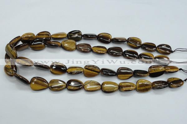 CTE113 15.5 inches 13*18mm freeform yellow tiger eye beads wholesale