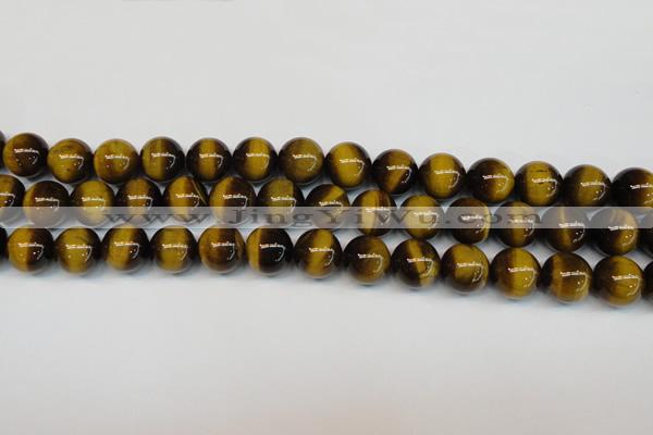 CTE1234 15.5 inches 6mm round A+ grade yellow tiger eye beads