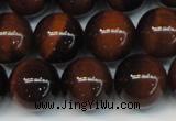 CTE1262 15.5 inches 10mm round AB grade red tiger eye beads