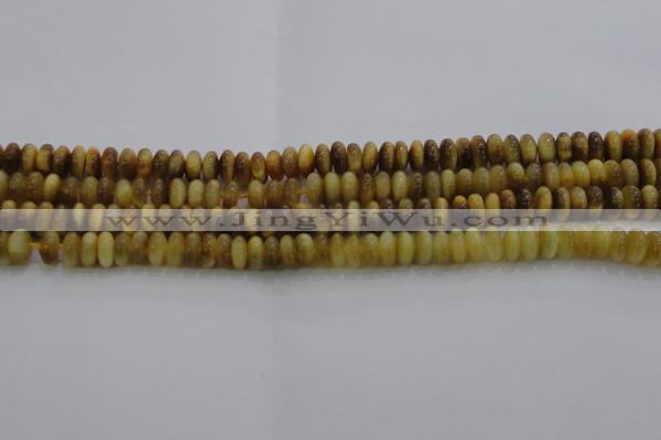 CTE1510 15.5 inches 4*6mm rondelle golden tiger eye beads