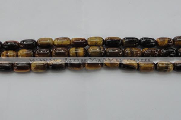 CTE1595 15.5 inches 10*15mm drum yellow tiger eye beads