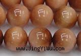 CTE1655 15.5 inches 14mm round sun orange tiger eye beads