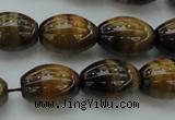 CTE1702 15.5 inches 13*18mm rice yellow tiger eye beads