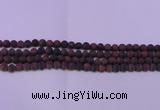 CTE1762 15.5 inches 8mm round matte red tiger eye beads