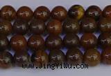 CTE1780 15.5 inches 4mm round yellow iron tiger beads wholesale