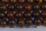 CTE1781 15.5 inches 6mm round yellow iron tiger beads wholesale