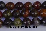 CTE1791 15.5 inches 6mm round red iron tiger beads wholesale