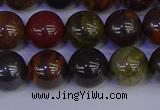 CTE1793 15.5 inches 10mm round red iron tiger beads wholesale