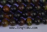 CTE1801 15.5 inches 6mm round blue iron tiger beads wholesale