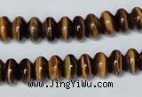CTE195 15.5 inches 6*10mm rondelle yellow tiger eye gemstone beads