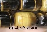 CTE2061 15.5 inches 13*18mm drum yellow tiger eye gemstone beads