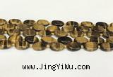 CTE2131 15.5 inches 13*18mm oval yellow tiger eye beads