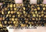 CTE2158 15.5 inches 6mm round yellow tiger eye gemstone beads