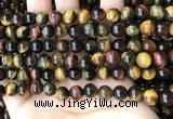 CTE2192 15.5 inches 8mm round mixed tiger eye beads wholesale