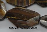 CTE325 15.5 inches 24*30mm freeform yellow tiger eye gemstone beads