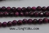 CTE471 15.5 inches 6mm faceted round red tiger eye beads wholesale