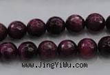 CTE473 15.5 inches 10mm faceted round red tiger eye beads wholesale