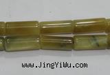 CTE910 15.5 inches 6*16mm tube golden tiger eye beads wholesale