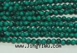 CTG101 15.5 inches 2mm round tiny synthetic malachite beads wholesale