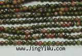 CTG104 15.5 inches 2mm round tiny unakite gemstone beads wholesale
