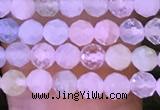 CTG1134 15.5 inches 3mm faceted round tiny morganite beads