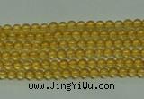 CTG116 15.5 inches 2mm round tiny citrine gemstone beads wholesale