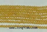 CTG118 15.5 inches 2mm round tiny yellow jade beads wholesale