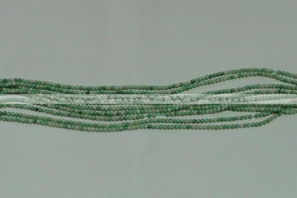 CTG125 15.5 inches 2mm round tiny Qinghai jade beads wholesale