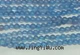 CTG137 15.5 inches 3mm round tiny blue agate beads wholesale