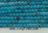 CTG144 15.5 inches 3mm round tiny blue turquoise beads wholesale
