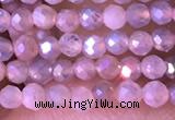 CTG1452 15.5 inches 2mm faceted round AB-color moonstone beads